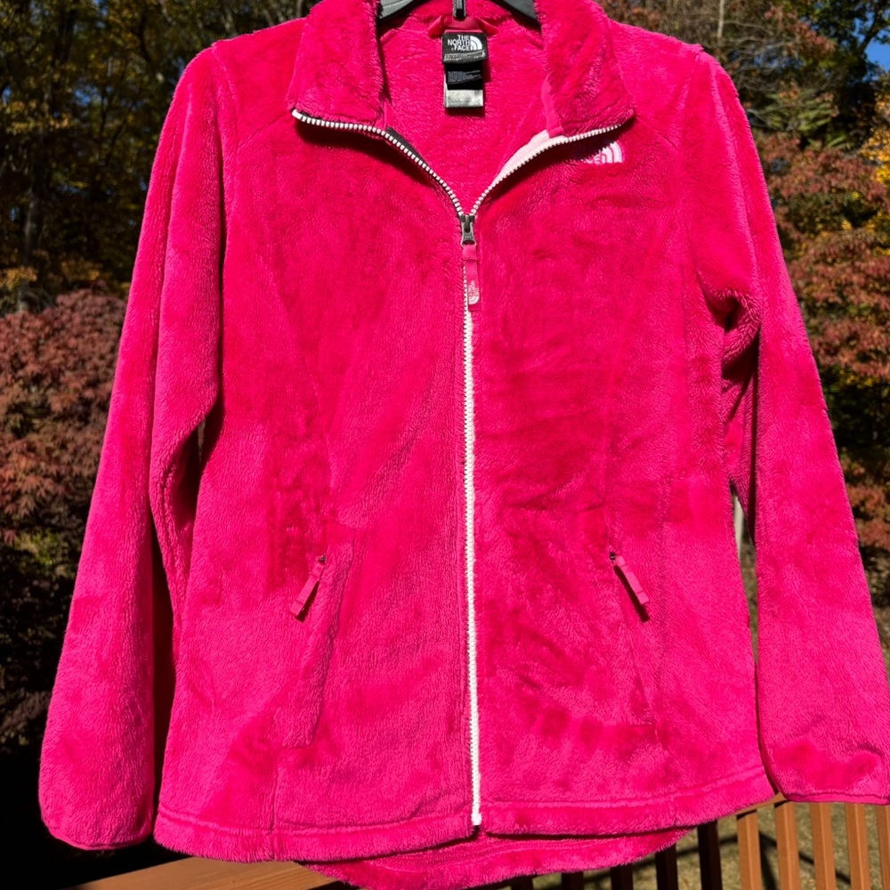 EUC The North Face Osito full zip jacket YOUTH size 14-16